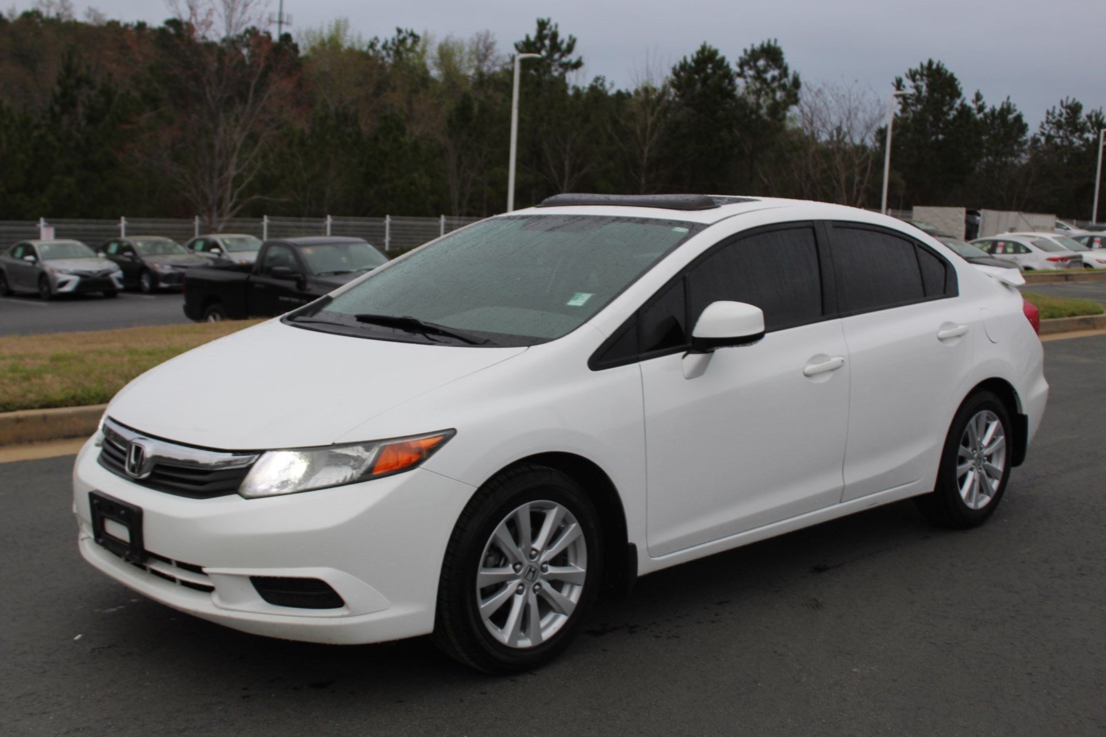 Pre-owned 2012 Honda Civic Sdn Ex-l 4dr Car In Macon #j038403a 