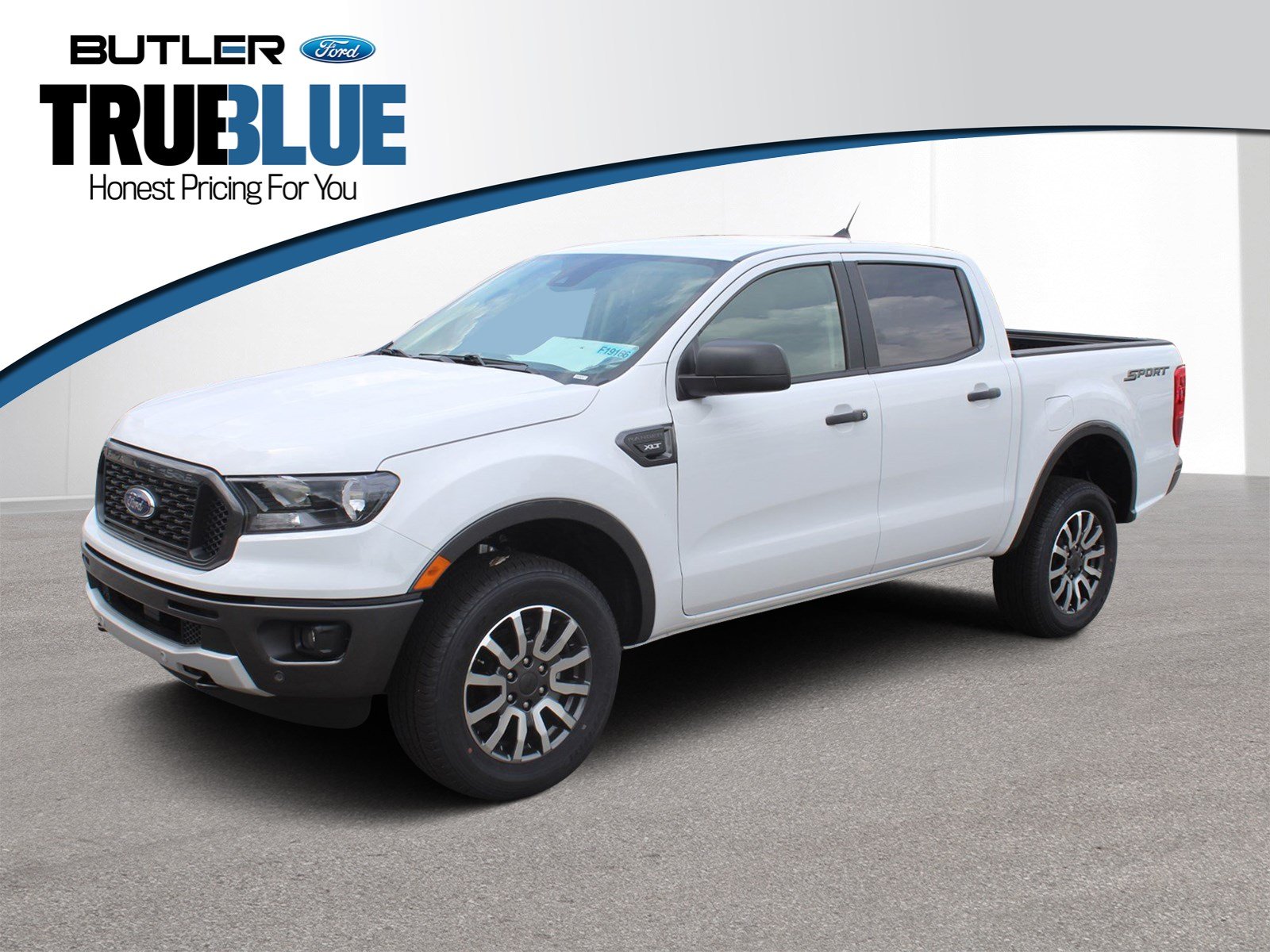 New 2019 Ford Ranger Xlt Rwd Crew Cab Pickup