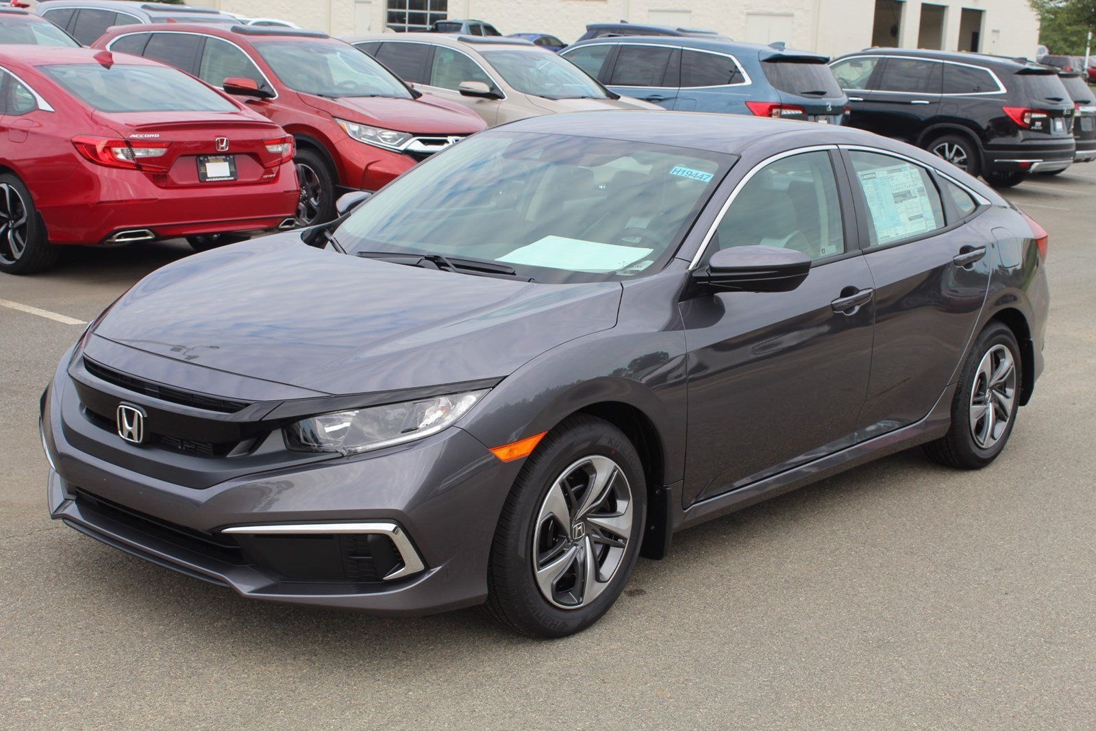 New 2019 Honda Civic LX 4dr Car in Milledgeville #H19447 | Butler Auto ...