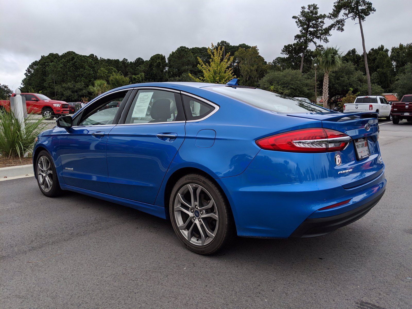 Pre Owned 2019 Ford Fusion Hybrid Titanium 4d Sedan In Beaufort